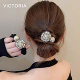 ヘアゴム フラワー シュシュ | VICTORIA | 詳細画像2 