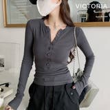 GRY | Tシャツ 長袖 レディース | VICTORIA