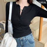 Tシャツ 長袖 レディース | VICTORIA | 詳細画像4