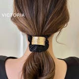 BLK | シュシュ 大人 おしゃれ | VICTORIA