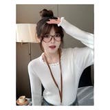 リブニット トップス レディース | VICTORIA | 詳細画像3 