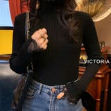 リブニット トップス レディース | VICTORIA | 詳細画像11 