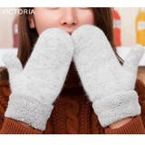 手袋 レディース ミトン | VICTORIA | 詳細画像2 