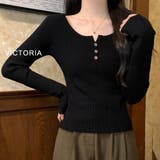 BLK | ニット トップス レディース | VICTORIA