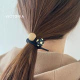 BLK | ヘアゴム 2連 モチーフ | VICTORIA