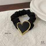 BLK | ヘアゴム ハート マット | VICTORIA
