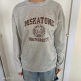 GRY | カレッジロゴ ロンT レディース | VICTORIA