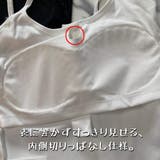 カップ付きクロップド丈リブキャミソール ヘンリーネック フロントボタン | VICTORIA | 詳細画像10