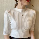 半袖 リブニット 小さめ | VICTORIA | 詳細画像9