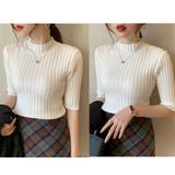 半袖 リブニット 小さめ | VICTORIA | 詳細画像11