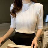 半袖 リブニット 小さめ | VICTORIA | 詳細画像6