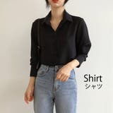 韓国ファッション シャツ ベーシック | VICTORIA | 詳細画像1 