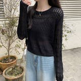 メッシュ ニット 秋 | VICTORIA | 詳細画像3