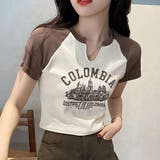 クロップドTシャツ レディース Tシャツ | VICTORIA | 詳細画像9