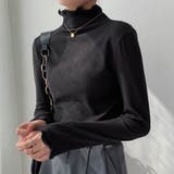 BLK | ロンT モックネック ハイネック | VICTORIA