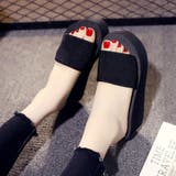 BLK | ビーチサンダル 厚底 サンダル | VICTORIA