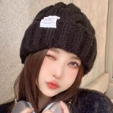 リブニット ビーニー帽子 防寒 | VICTORIA | 詳細画像4 