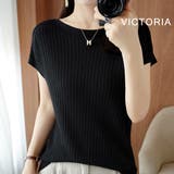 サマーニット レディース 半袖 | VICTORIA | 詳細画像6