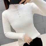 ハイネック シャギー リブニット | VICTORIA | 詳細画像2