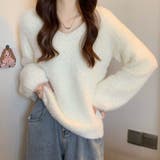 ニット モヘアタッチふんわり シャギーニット | VICTORIA | 詳細画像2