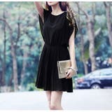 シフォンドレス 結婚式ワンピース黒 ドレス | VICTORIA | 詳細画像2