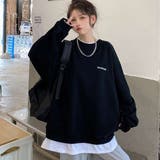 カットソー レイヤード付き ロンT | VICTORIA | 詳細画像11