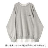 カットソー レイヤード付き ロンT | VICTORIA | 詳細画像15
