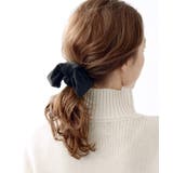 ヴァンテーヌのビッグブラックリボンシュシュ/ヘアアクセサリー/秋冬 Ｈ-204 | VINGTAINE | 詳細画像3 