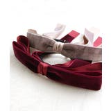 ベルベット×サテンロングリボンポニーフック ヘアゴム ヘアカフ | VINGTAINE | 詳細画像9 