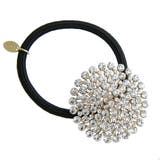 ビジューラウンドヘアゴム ヘアカフ ゴールド | VINGTAINE | 詳細画像2