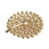 ビジューラウンドヘアゴム ヘアカフ ゴールド | VINGTAINE | 詳細画像9