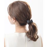 シンプルカラーリボンヘアゴム アクリル ヘアアクセサリーH | VINGTAINE | 詳細画像9 