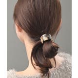 べっ甲風プレートヘアゴム ヘアカフ マーブル | VINGTAINE | 詳細画像3