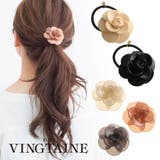 ヘアゴム ヘアカフ カメリア | VINGTAINE | 詳細画像1
