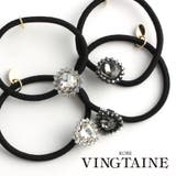 ミニビジューヘアゴム ヘアアクセサリー シンプルH | VINGTAINE | 詳細画像1