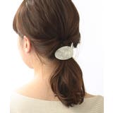 べっ甲風オーバルデザインヘアゴム ヘアカフ マーブル | VINGTAINE | 詳細画像14 