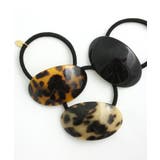 べっ甲風オーバルデザインヘアゴム ヘアカフ マーブル | VINGTAINE | 詳細画像16 