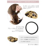 べっ甲風オーバルデザインヘアゴム ヘアカフ マーブル | VINGTAINE | 詳細画像13