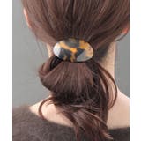 べっ甲風オーバルデザインヘアゴム ヘアカフ マーブル | VINGTAINE | 詳細画像4