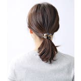 べっ甲風編み込みデザインヘアゴム ヘアカフ マーブル | VINGTAINE | 詳細画像13 