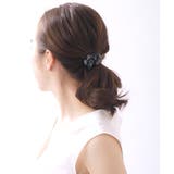 べっ甲風編み込みデザインヘアゴム ヘアカフ マーブル | VINGTAINE | 詳細画像14 