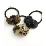 べっ甲風編み込みデザインヘアゴム ヘアカフ マーブル | VINGTAINE | 詳細画像16 