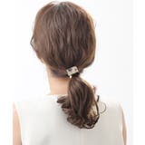 べっ甲風スクエアヘアゴム シンプル 四角 | VINGTAINE | 詳細画像4