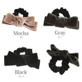 ベロアリボンヘアゴム/秋冬/シンプル/ヘアアクセサリー H-882 | VINGTAINE | 詳細画像2