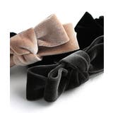 ベロアリボンヘアゴム/秋冬/シンプル/ヘアアクセサリー H-882 | VINGTAINE | 詳細画像7