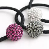 ラインストーンボールヘアゴム/ビジュー/半球体/ヘアアクセサリー H-907 | VINGTAINE | 詳細画像9 