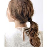 一粒コットンパールヘアゴム ヘアカフ 小ぶり | VINGTAINE | 詳細画像7 