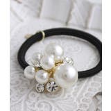 ランダムパールビジューヘアゴム シンプル エレガント | VINGTAINE | 詳細画像6