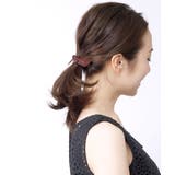 スタッズ風リボンヘアゴム ベーシック ブラック | VINGTAINE | 詳細画像4