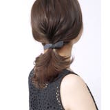 スタッズ風リボンヘアゴム ベーシック ブラック | VINGTAINE | 詳細画像6